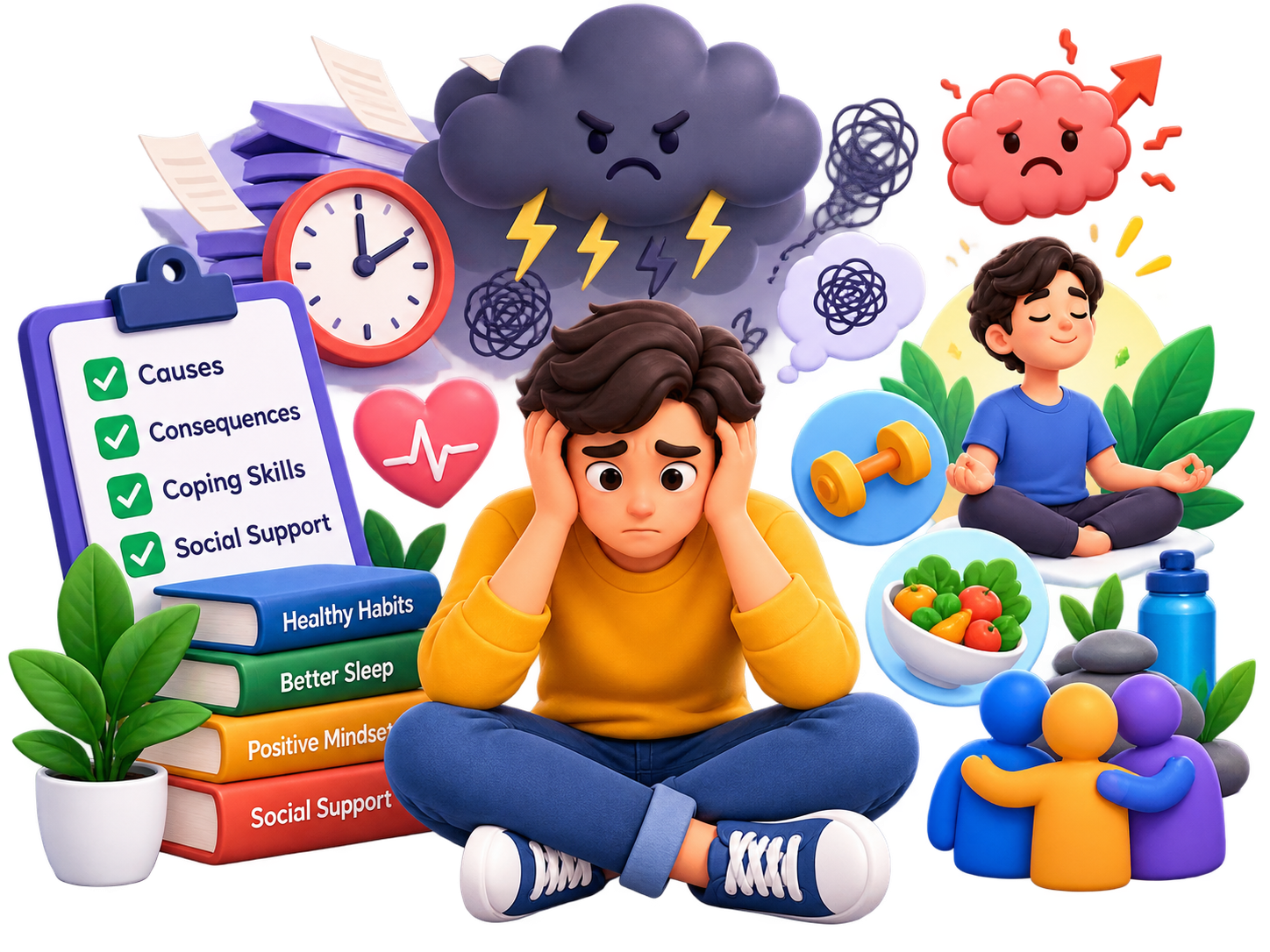 Stress and Health unit icon