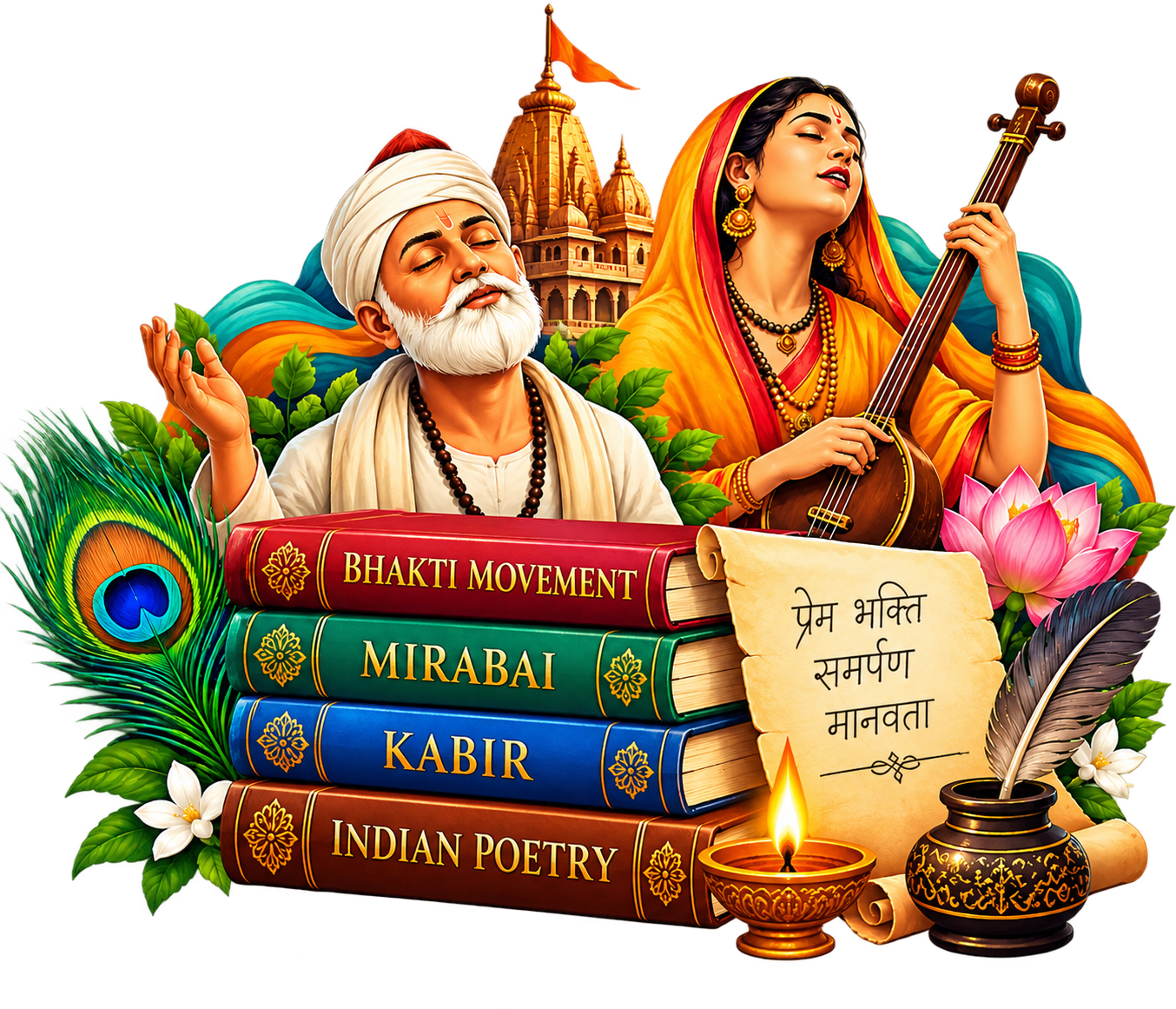 Indian Poetry Bhakti Movement unit icon