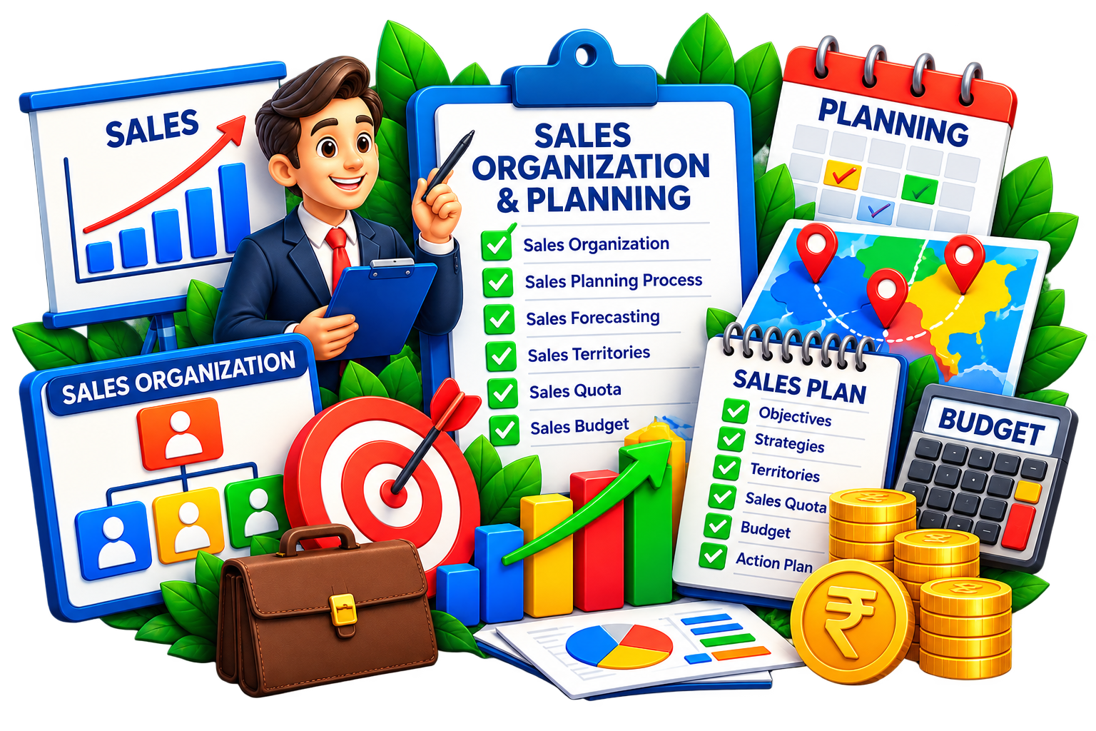 Sales Organization and Sales Planning unit icon
