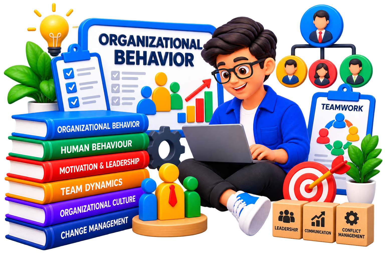 Organizational Behavior illustration for BBA DAVV notes