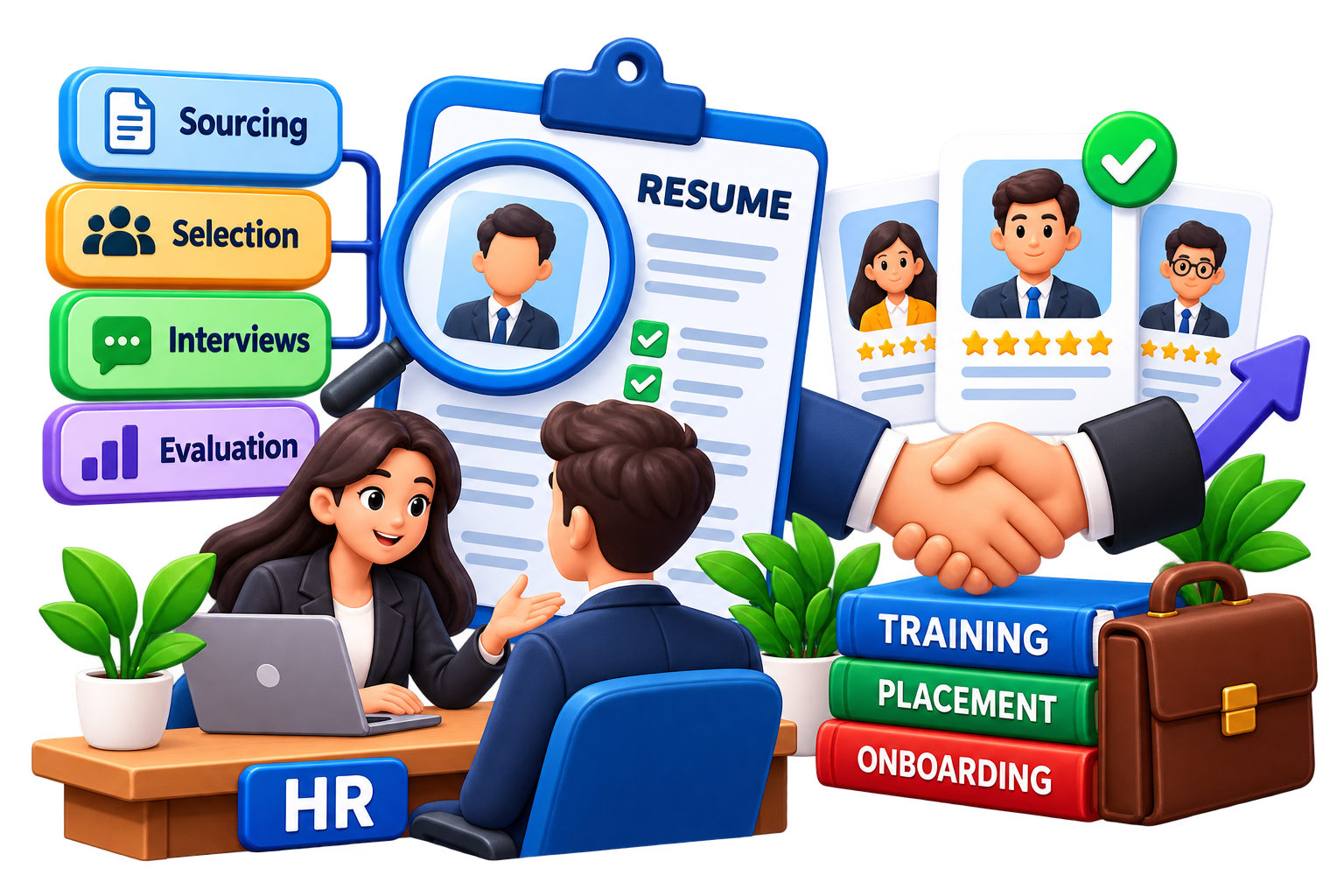 Recruitment of Employees unit icon
