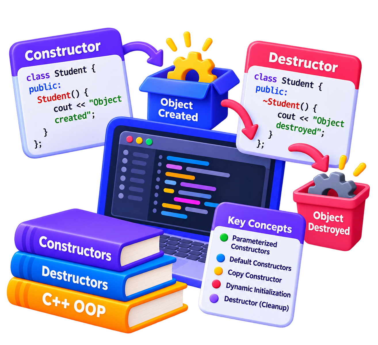 Constructor and Destructor unit icon