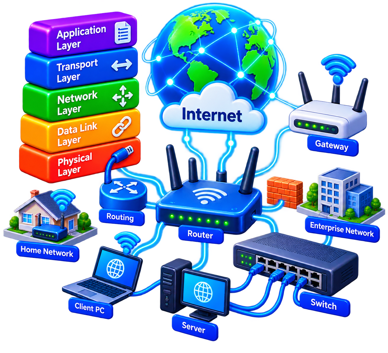 Network Layer and The Internet unit icon