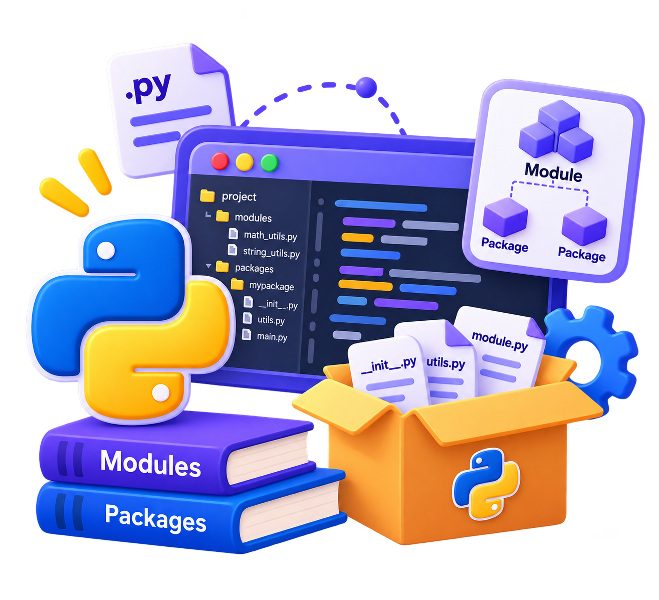 Modules and Packages unit icon