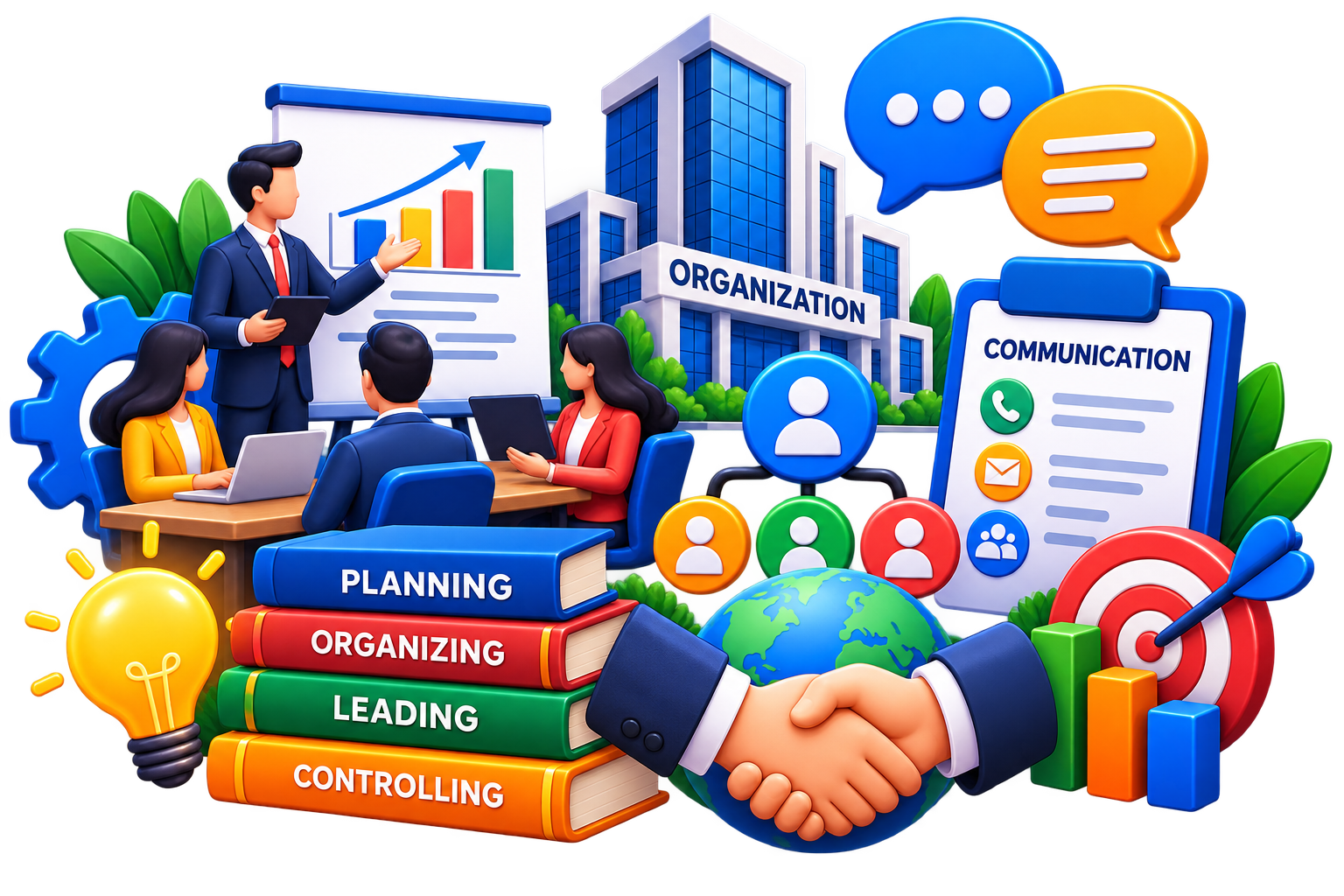 Business Organization and Communication illustration for B.Com DAVV notes