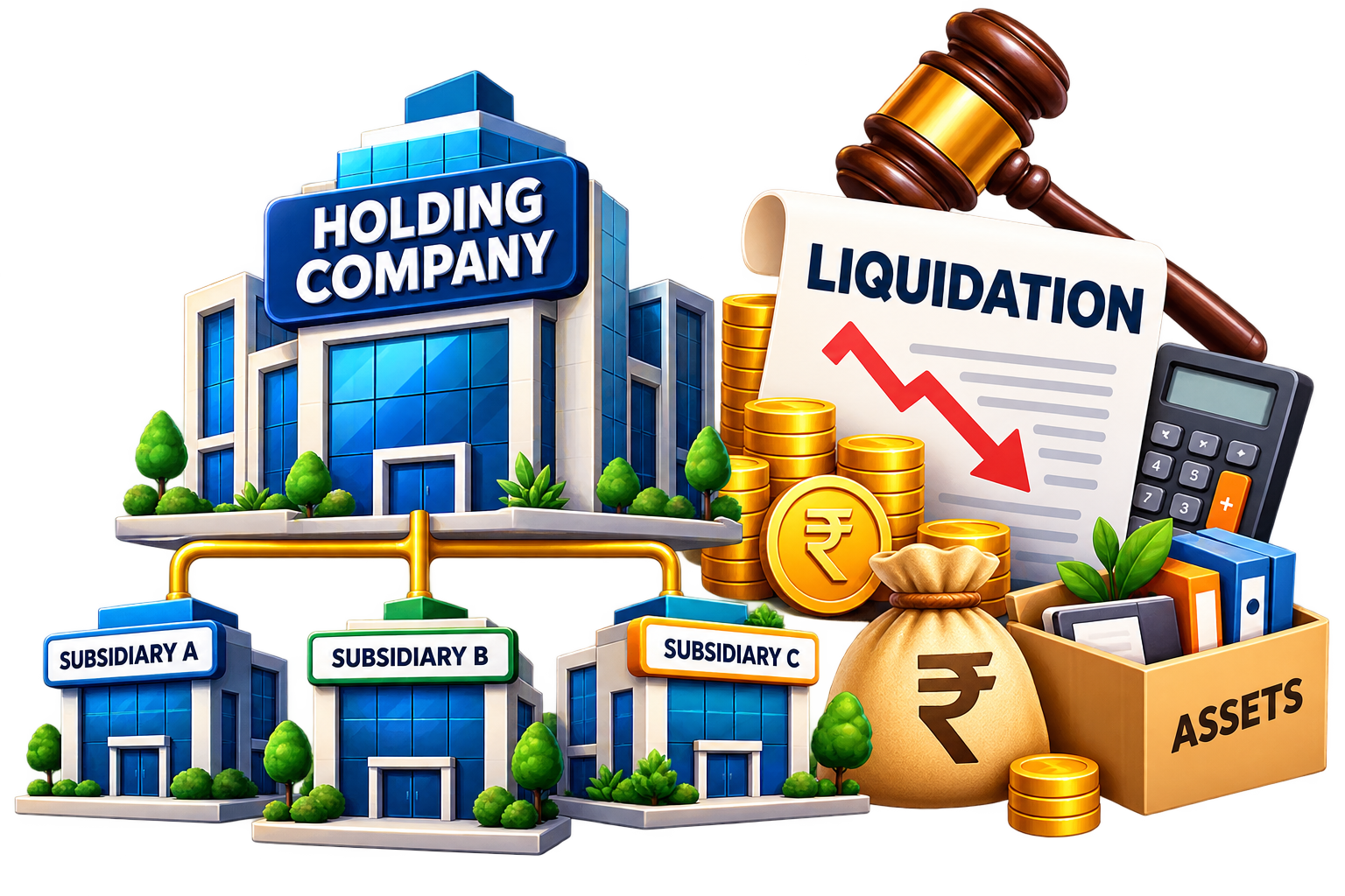 Holding Companies and Liquidation unit icon