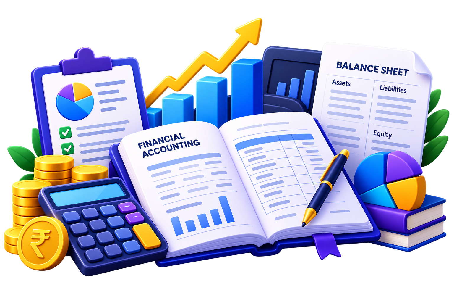 Financial Accounting illustration for B.Com DAVV notes