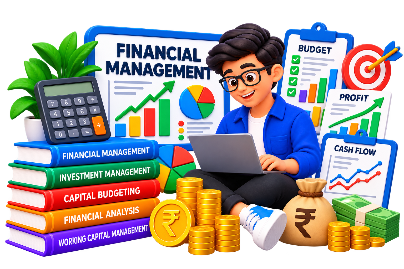 Financial Management illustration for B.Com DAVV notes