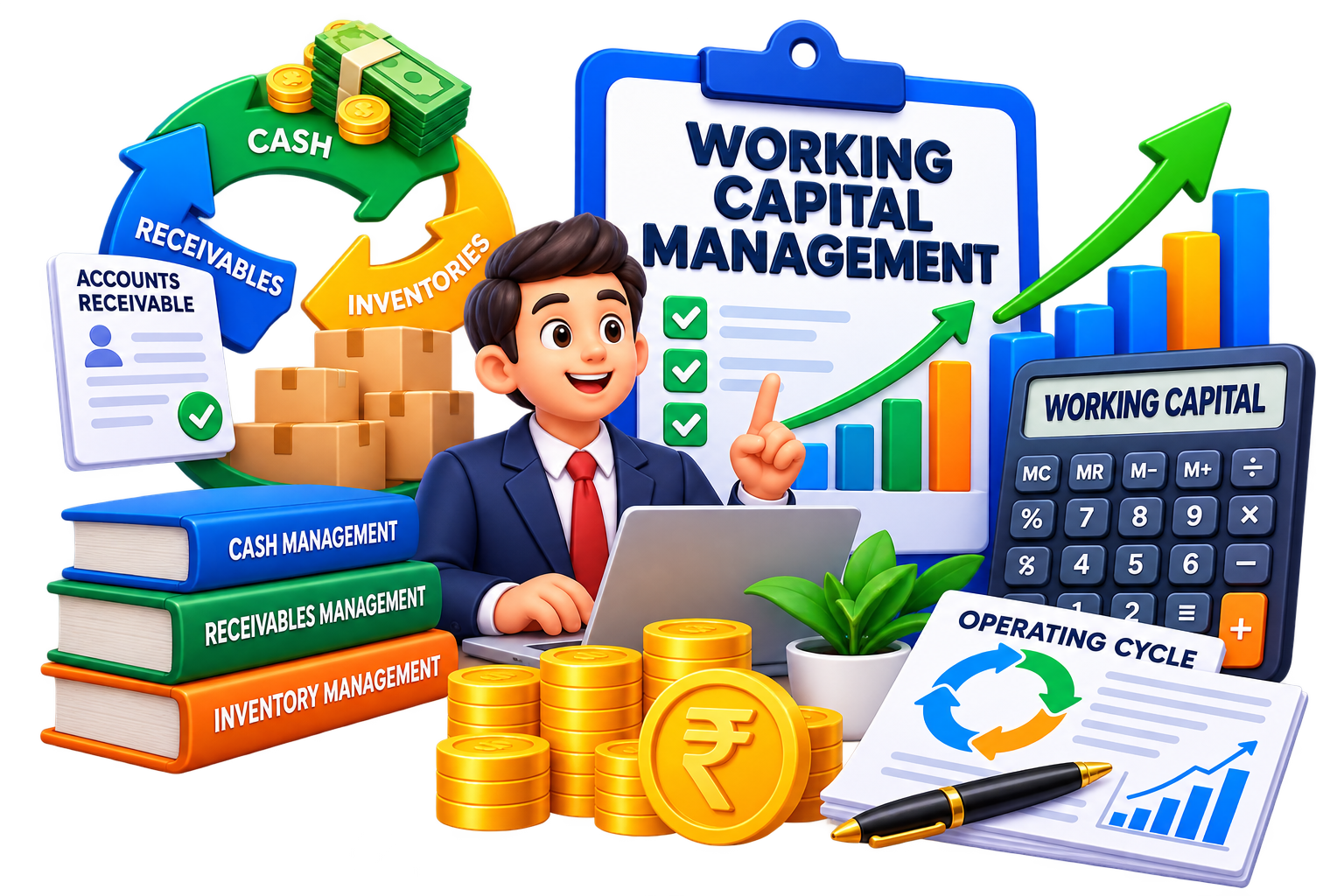 Management of Working Capital unit icon