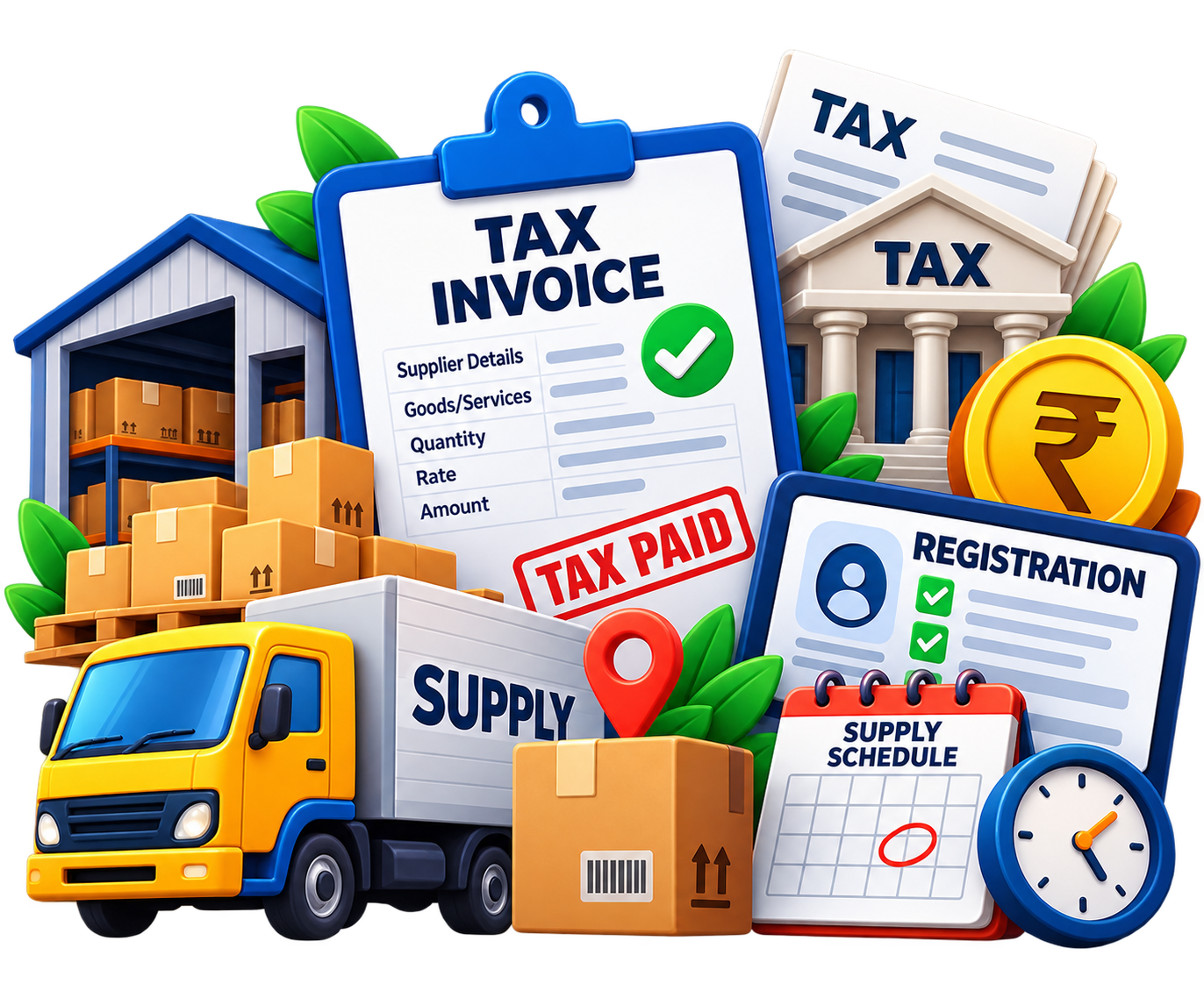 Supply, Registration and Tax Invoice unit icon