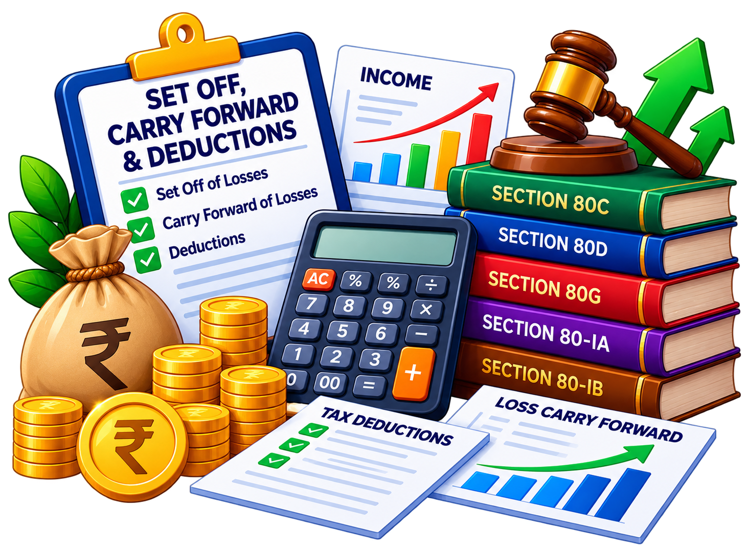 Set Off, Carry Forward of Losses and Deductions unit icon