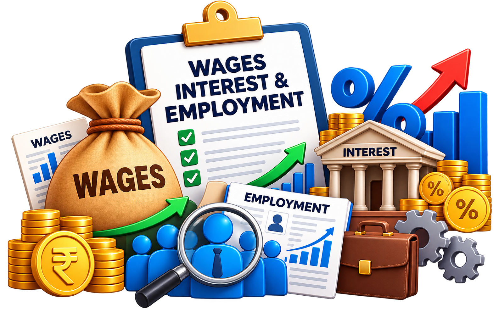Theories of Wages, Interest and Employment unit icon