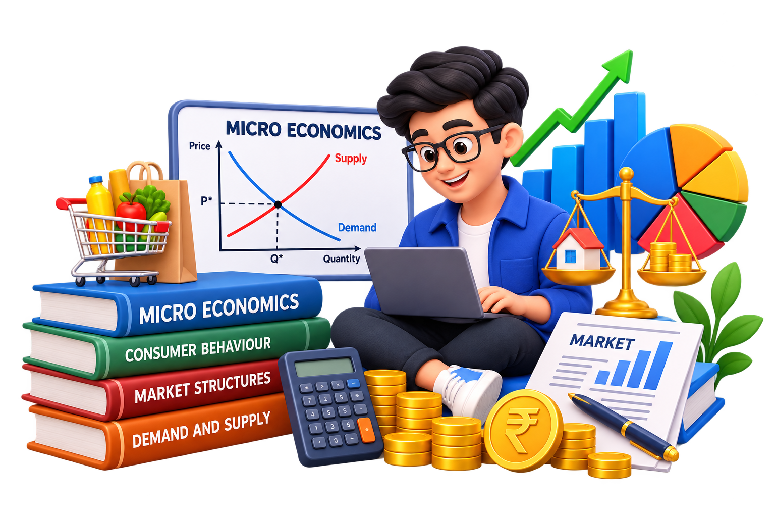 Micro Economics illustration for B.Com DAVV notes