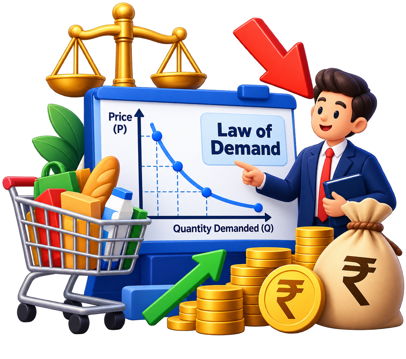Law of Demand unit icon