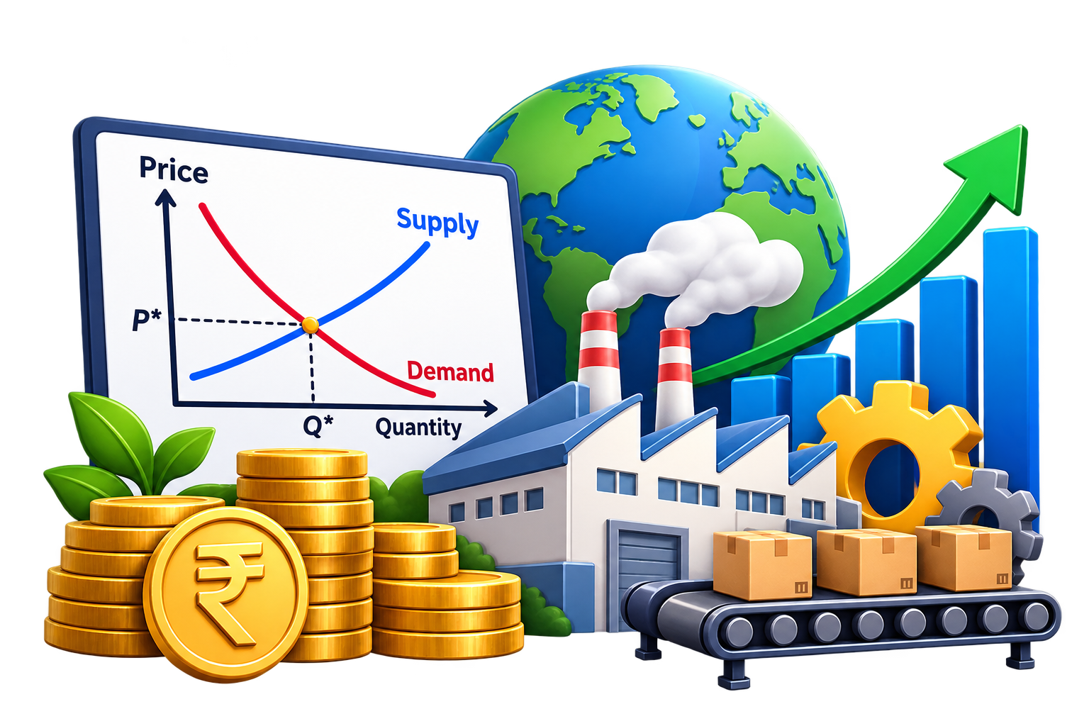 Elasticity of Demand and Production Function unit icon